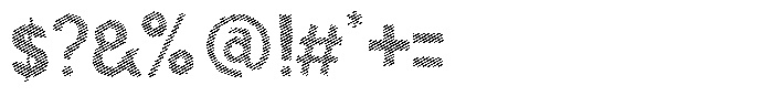 Shapesoul Display Lines Regular Font OTHER CHARS