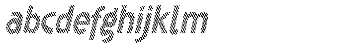 Shapesoul Display Lines Sem Condensed Slant FONT