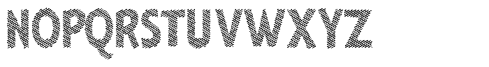 Shapesoul Display Lines Semi Condensed Font UPPERCASE