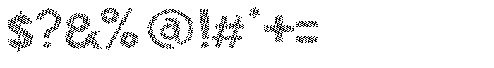 Shapesoul Display Lines Semi Expanded Font OTHER CHARS