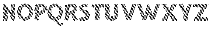 Shapesoul Display Lines Semi Expanded Font UPPERCASE