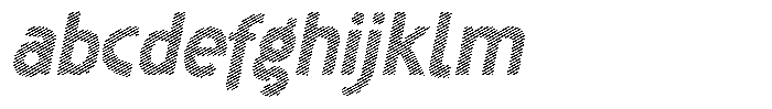 Shapesoul Display Lines Slant FONT