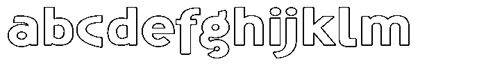 Shapesoul Display Outline Expanded FONT
