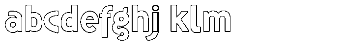 Shapesoul Display Outline Regular FONT