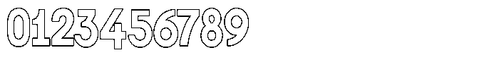 Shapesoul Display Outline Semi Condensed Font OTHER CHARS