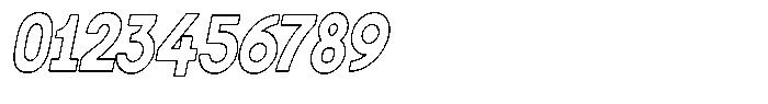Shapesoul Display Outline Sm Condensed Sla Font OTHER CHARS