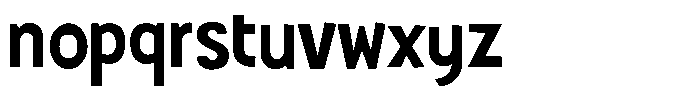 Shapesoul Display Regular Font LOWERCASE