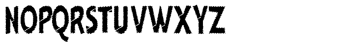 Shapesoul Display Scratch Condensed Font UPPERCASE