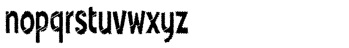 Shapesoul Display Scratch Condensed Font LOWERCASE
