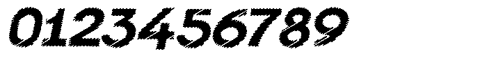 Shapesoul Display Scratch Exp Slant Font OTHER CHARS