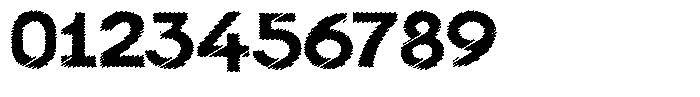 Shapesoul Display Scratch Expanded Font OTHER CHARS