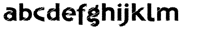 Shapesoul Display Scratch Expanded FONT