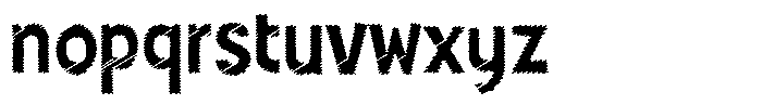 Shapesoul Display Scratch Regular Font LOWERCASE