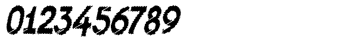 Shapesoul Display Scratch Sem Condensed Slant Font OTHER CHARS