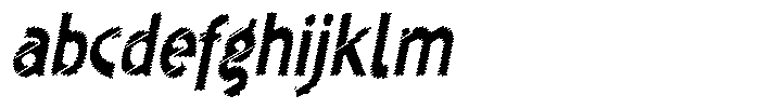 Shapesoul Display Scratch Sem Condensed Slant FONT