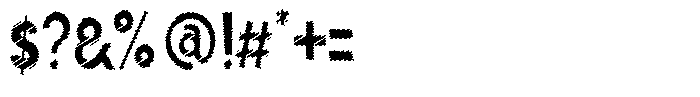 Shapesoul Display Scratch Sem Condensed Font OTHER CHARS