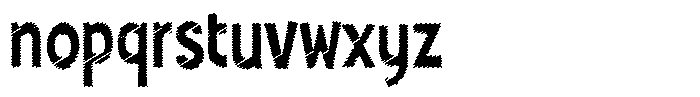Shapesoul Display Scratch Sem Condensed Font LOWERCASE