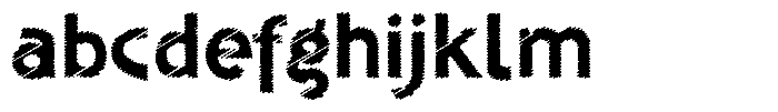 Shapesoul Display Scratch Semi Expanded FONT