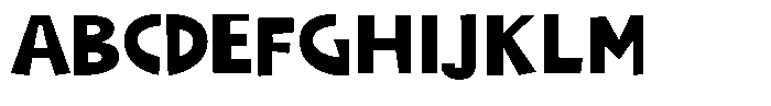Shapesoul Display Semi Expanded Font UPPERCASE