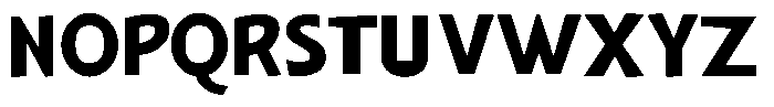 Shapesoul Display Semi Expanded Font UPPERCASE
