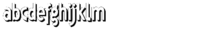 Shapesoul Display Shadow Condensed FONT