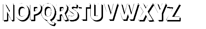 Shapesoul Display Shadow Regular Font UPPERCASE