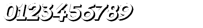 Shapesoul Display Shadow Sem Exp Slant Font OTHER CHARS