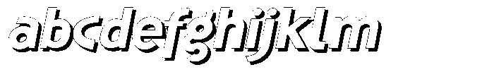 Shapesoul Display Shadow Sem Exp Slant FONT
