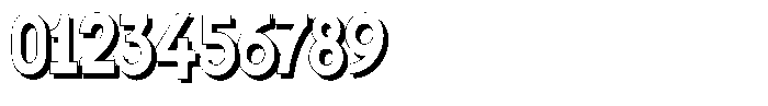 Shapesoul Display Shadow Semi Condensed Font OTHER CHARS