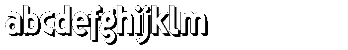 Shapesoul Display Shadow Semi Condensed FONT
