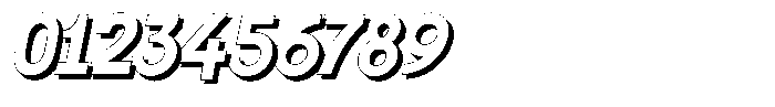 Shapesoul Display Shadow Slant Font OTHER CHARS