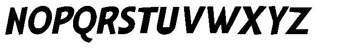 Shapesoul Display Slant Font UPPERCASE