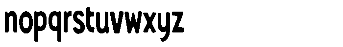 Shapesoul Display Soft Condensed Font LOWERCASE