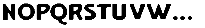 Shapesoul Display Soft Expanded Font UPPERCASE