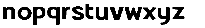 Shapesoul Display Soft Expanded Font LOWERCASE
