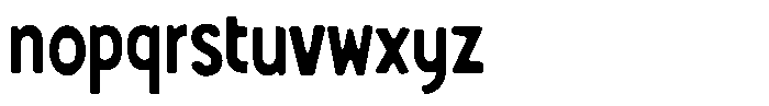 Shapesoul Display Soft Semi Condensed Font LOWERCASE