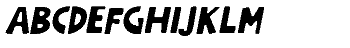 Shapesoul Display Soft Slant Font UPPERCASE