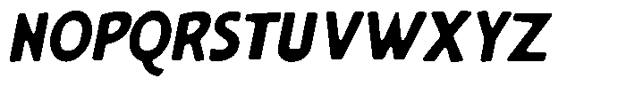 Shapesoul Display Soft Slant Font UPPERCASE