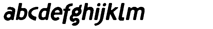 Shapesoul Display Soft Slant FONT