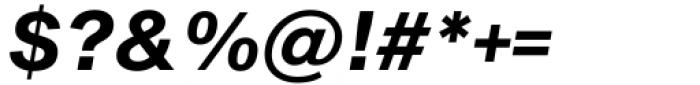 Shapiro Bold Italic Font OTHER CHARS