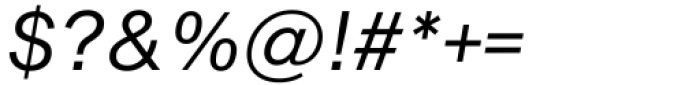 Shapiro Italic Font OTHER CHARS