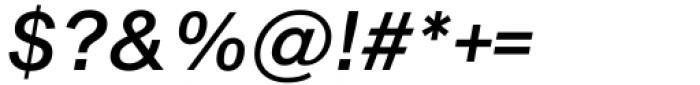 Shapiro Medium Italic Font OTHER CHARS
