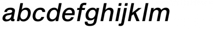 Shapiro Pro 55 Italic Font LOWERCASE