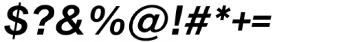 Shapiro Semi Italic Font OTHER CHARS