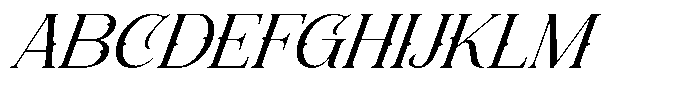 Shaprone Oblique Font UPPERCASE