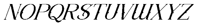Shaprone Oblique Font UPPERCASE