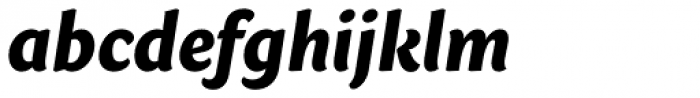 Sharik Sans ExtraBold Italic Font LOWERCASE