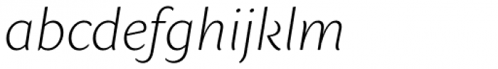 Sharik Sans ExtraLight Italic Font LOWERCASE