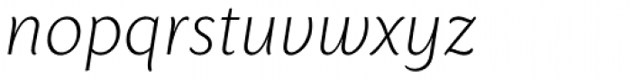 Sharik Sans ExtraLight Italic Font LOWERCASE