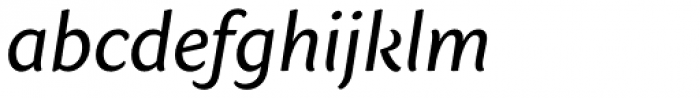 Sharik Sans Italic Font LOWERCASE